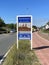 City entrance sign of Zandvoort, the Netherlands