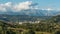 City of Gap in Summer with view of the Ecrins National Park mountains. Hautes-Alpes Alps. France