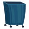 City garbage container icon, cartoon style