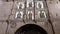 City gate Arco de Santa Maria at night in Burgos, Castilla y Leon, Spain.