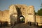 City gate at walls of medieval Provins in France