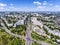 The City Gates of Chisinau, Republic of Moldova, Aerial view