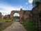 City gates of Rome inside the roman forum