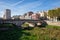 City of Girona Riverside Skyline