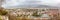 City Grenoble panoramic view from the Bastille France Europe