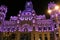 City Hall building illuminated in purple for Women\'s Day