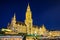 City Hall and Christmas market in Munich, Germany