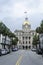 City Hall and dome with gold roof in Savannah, GA