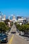 The City Hall from Fulton Street in San Francisco