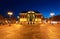 City Hall in Groningen at night