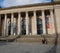 The city hall with ornate columns in Sheffield city centre