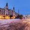 City Hall and Plague Column on Pernstynske Square in Pardubice