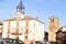 City Hall In Town Square Of Riaza Cradle Of The Red Villages In addition Of Beautiful Medieval Town In Segovia. Architecture Lands