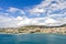 City and harbor at Kusadasi - bird island