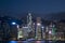City Hongkong China skyline night scenes