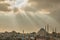 The city of Istanbul, the view of the mosque