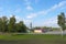 The city of Jurev-Polish, view of the intercession Church, St. Nicetas Church and bell tower