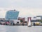 the city Kiel, the harbor and the coastline, North Germany