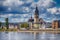 The city Koblenz from the river side.