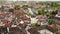 The city of Konstanz. The view from the heights of the old town of Konstanz. The video shows the old houses, narrow streets and a