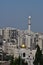 City Landscape of Ramallah with gold roof