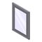 City lightbox icon, isometric style