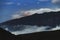 City lights through the clouds Teide, Tenerife