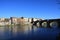 City of Limoux and river Aude , France