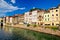 City of Ljubljana river waterfront architecture