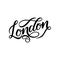 City logo isolated on white. Black label or logotype. Vintage badge calligraphy in grunge style. Great for t-shirts or