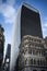 City of London buildings under two skyscrapers at Fenchurch Street