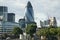 City of London business district skyline uk