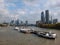 The city of london and new new buildings on the south bank