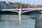 City of lyon,Bridges and river Rhone