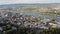 City of Mainz in Germany with its Dome and a Rhine river in the back