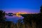 City of Mantova skyline evening view