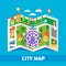 City map. Navigator