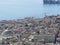 The city of Naples from above. Napoli. Italy. Vesuvius volcano behind.