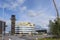 City of the new Kiruna town with the new city hall and the new belfry