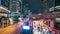 City night view with main traffic . Bangkok, Thailand. July 2018. Timelapse 4K.