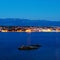 City of Novalja on Pag Island by Night