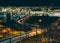 The city of Oslo, the capital of Norway, night photos