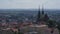 City panorama of Brno with Cathedral of St. Peter and Paul, Czech Republic