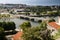 City panorama of Coimbra