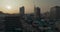 City panorama of Seoul in South Korea in the evening