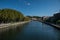 City park next to the river. Bilbao