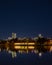 City Park Pavilion and the Denver Skyline reflecting in Ferril Lake