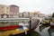 City reflections in the river,Aveiro Portugal