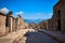The city ruins of Pompeii Italy