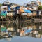 City\'s Slums view from the Saigon river
